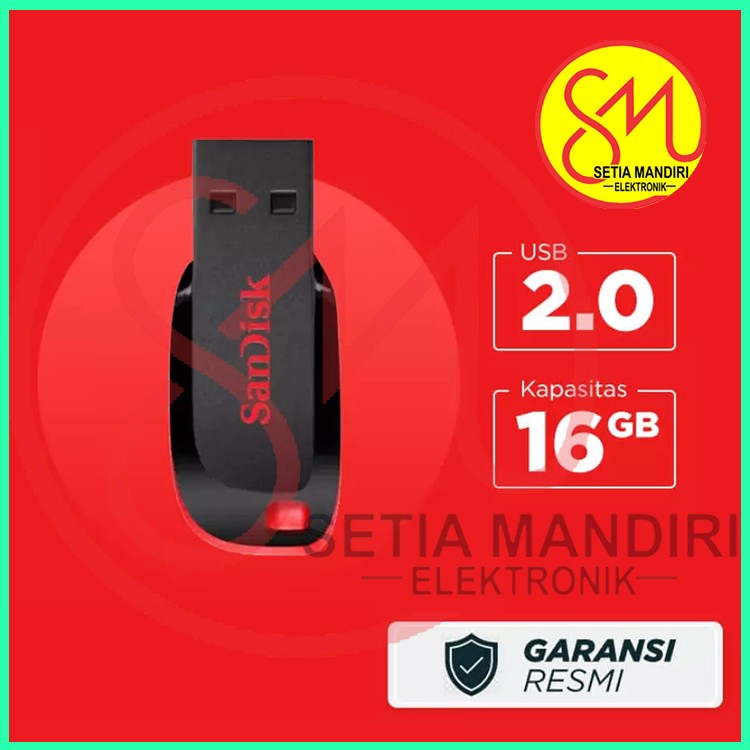 Usb Sandisk Cruzer Blade 16gb Cz50