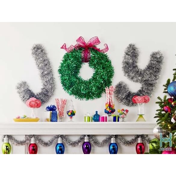 Set Dây Kim Tuyến Dây Xù Xương Cá CÁC MÀU TRANG TRÍ NOEL, TRANG TRÍ TẾT, HÀNG XÙ ĐẸP