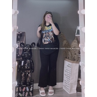 [MÚP BIGSIZE 60-100KG] Quần ống loe thun bozip
