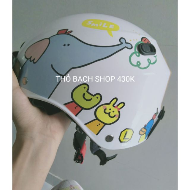 ORDER nón bảo hiểm dễ thương
