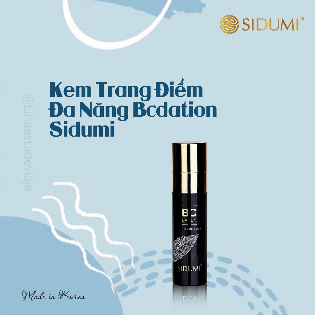 Kem nền che khuyết điểm Sidumi BCD Dation SPF 30 PA++ kiềm dầu chống nắng đa năng 50ml SDM 604