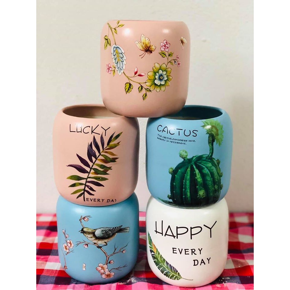 Chậu cây để bàn mini siêu dễ thương