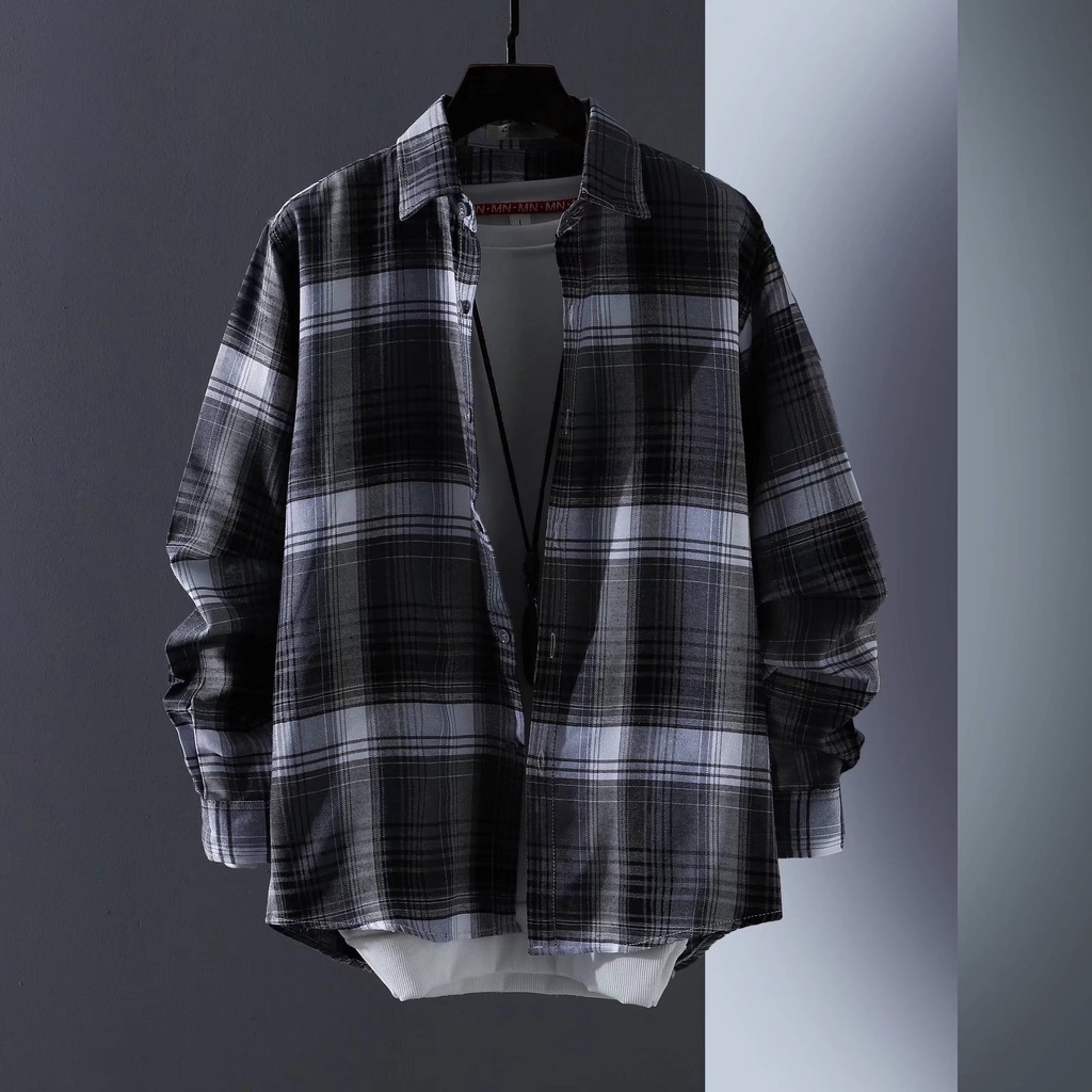 Áo Sơ Mi Caro Tay Dài Thời Trang Dành Cho Nam