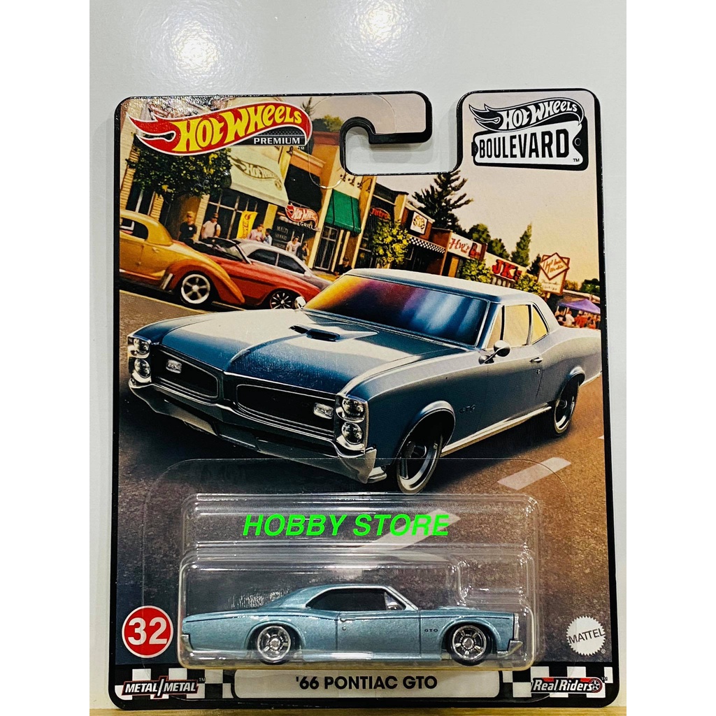 HOBBY STORE XE MÔ HÌNH HOT WHEELS BOULEVARD: CLASSIC BUG, PONTIAC, PLYMOUTH, DELOREAN, CHEVY NOVA