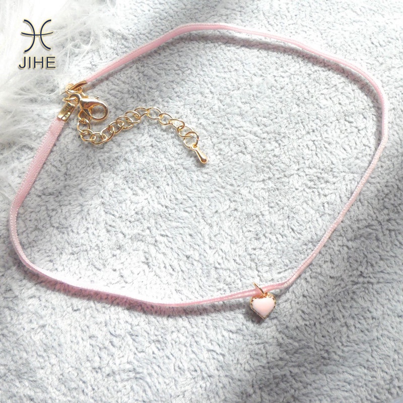 Choker Ren Hồng Phong Cách Nhật Hàn Thời Trang