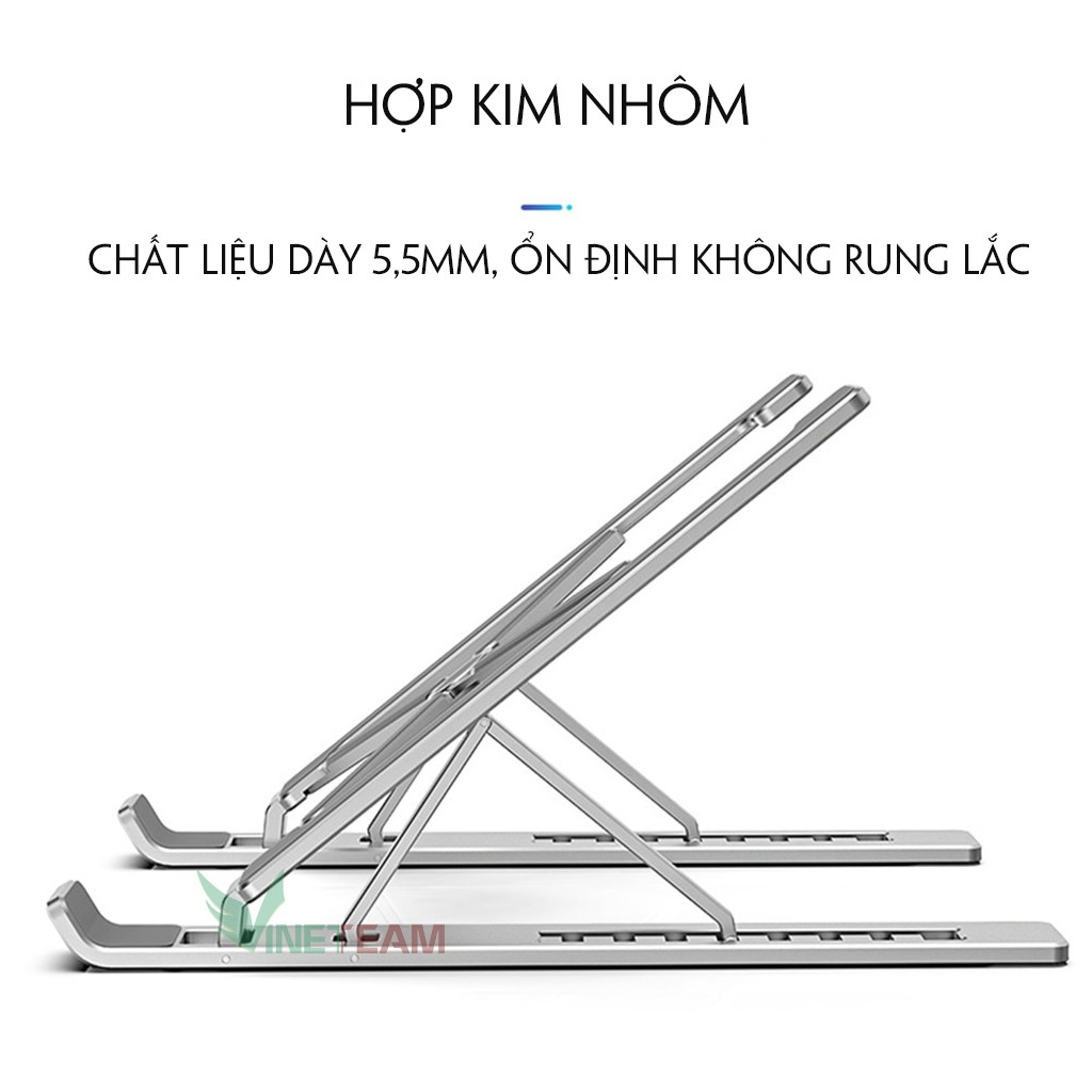 Đế tản nhiệt siêu nhỏ gọn cho Macbook ✔Giá đỡ laptop chất liệu hợp kim nhôm cao cấp ✔Mẫu mới nhất 2020 -dc4175