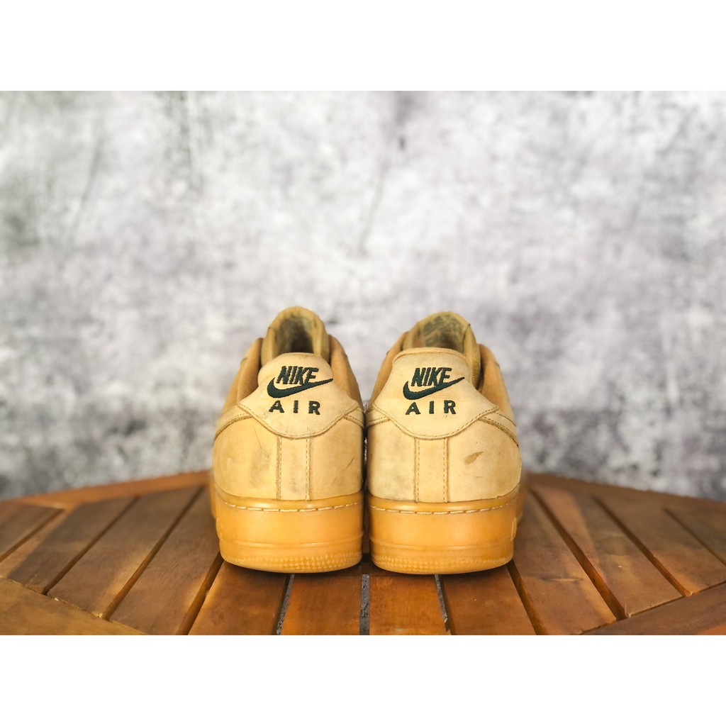 (Size 42.5) Giày thể thao chính hãng 2hand NIKEE AIR FORCE 1 '07 WB "FLAX"