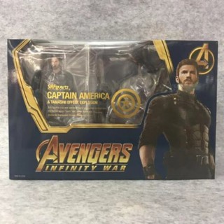 Mô hình nhân vật Avengers Infinity War: Captain America & Effect Explosion
