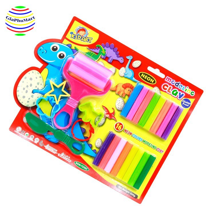 Vỉ Đất Nặn, KID ART T200NE-16C-4MBRK