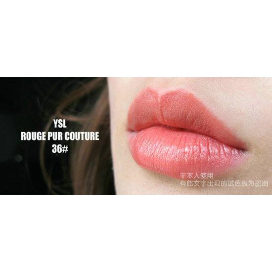 Son YSL màu 36 cam hồng
