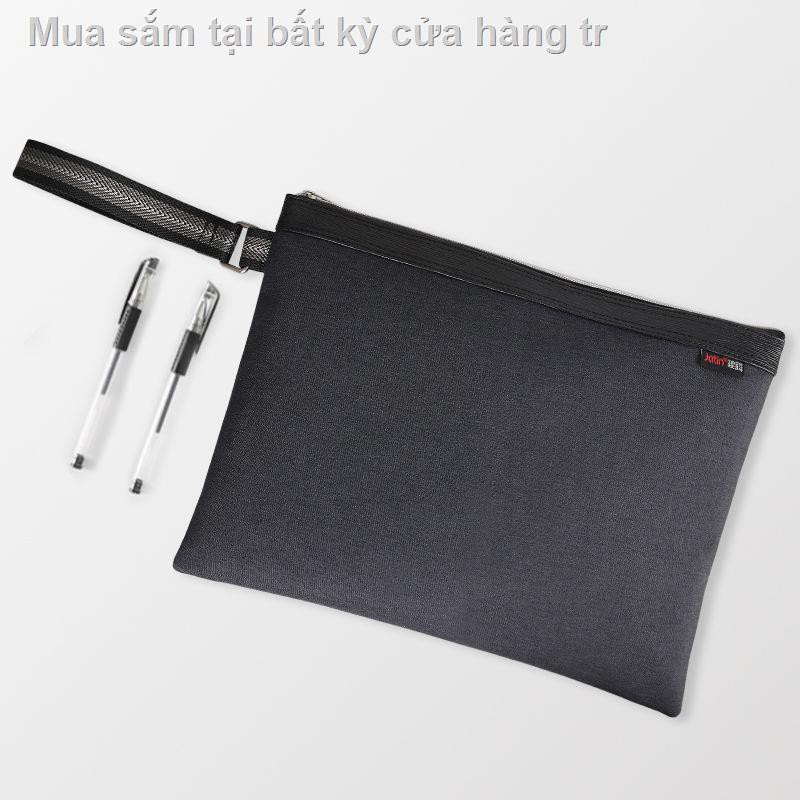 Túi đựng hồ sơ cầm tay Jianteng A4, thông tin vải nhiều lớp, khóa kéo văn phòng hội nghị, sinh viên | BigBuy360 - bigbuy360.vn