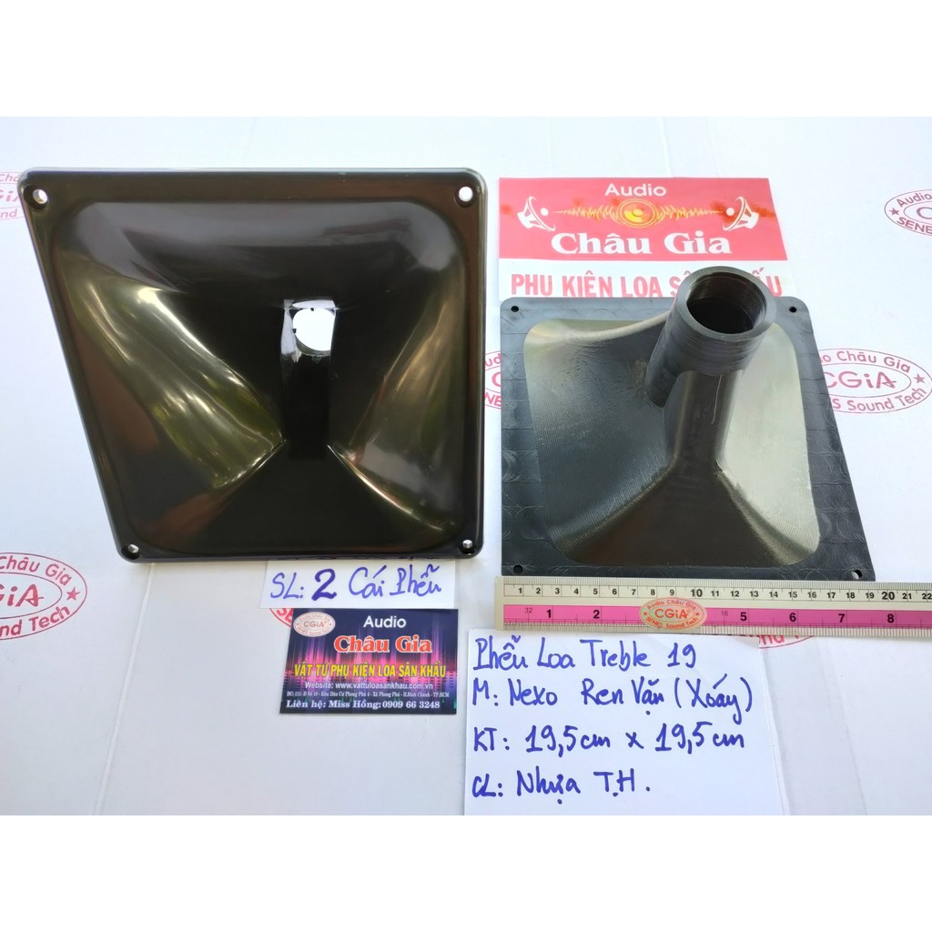 Phễu loa treble 2 cái Audio Châu Gia