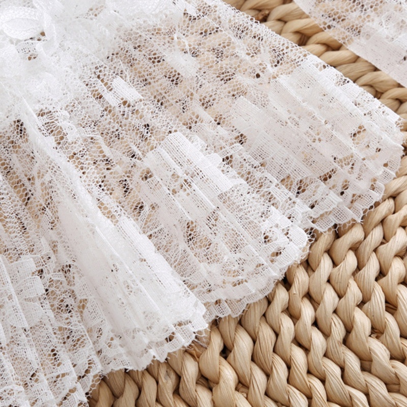 Yoioi Vòng Tay Giả Xếp Ly Màu Trắng Đen Có Thể Tháo Rời Trang Trí Đầm Cưới Cho Nữ