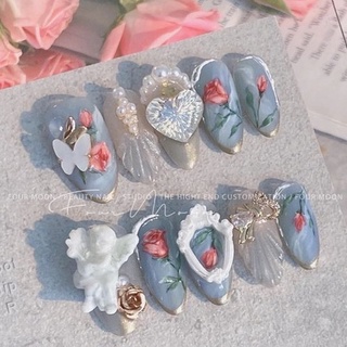 SET 4 Phụ Kiện Charm Thiên Thần Châu Âu Đính Móng