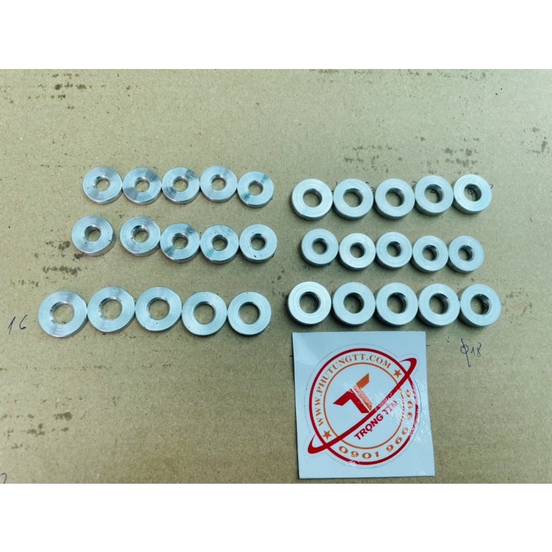 Cục căn tiện CNC gắn căn lông đền heo dầu dĩa thắng [ Bộ 5 cái] [ Giảm 15k]