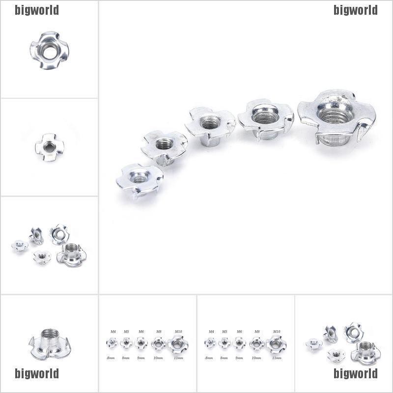 Set 10 Đai Ốc M4 / M5 / M6 / M8 / M10 Chuyên Dụng Cho Đồ Nội Thất Gỗ