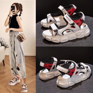 Dép xăng đan độn đế chất 5cm