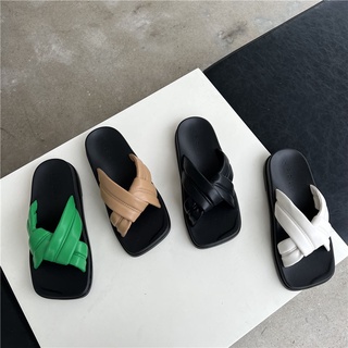 ◈✢Giày Sandal Đế Dày Mũi Vuông Phong Cách Roman Thời Trang 2022 Cho Nữ