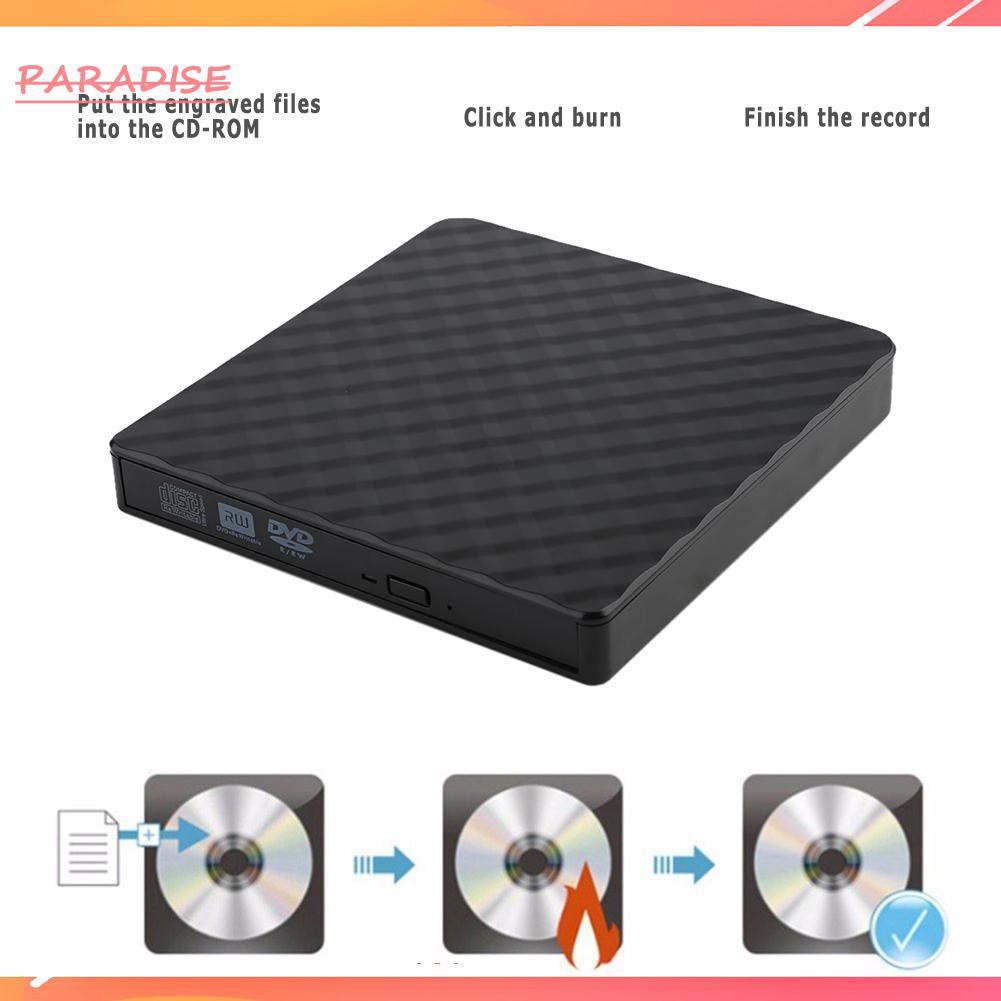 Paradise1 USB 3.0 External DVD Burner Writer Recorder DVD RW Optical Drive ROM Player | BigBuy360 - bigbuy360.vn