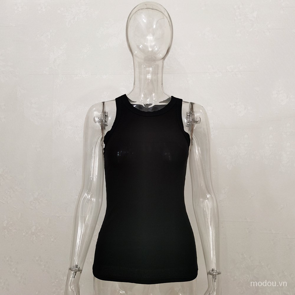 Áo tank top màu trơn thiết kế đơn giản 5 màu