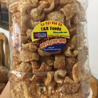 DA HEO CHÁY TỎI hũ 500gr
