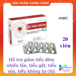Ích Niệu Khang- Hỗ trợ giảm tiểu đêm nhiều lần, tiểu không tự chủ, tiết rắt, tiểu són, hội chứng bàng quang kích thích
