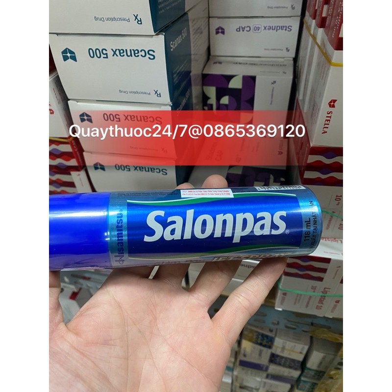 SALONPAS XỊT CHĂM SÓC CHẤN THƯƠNG (118ml)