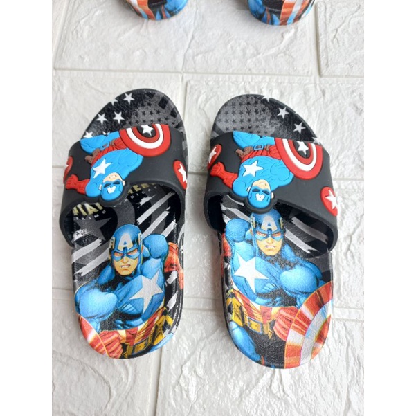 Dép siêu nhân bé trai in hình 3D đẹp