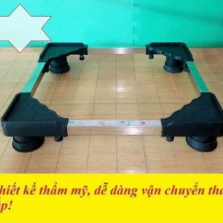 Chân inox kê máy giặt, tủ lạnh, máy lọc nước