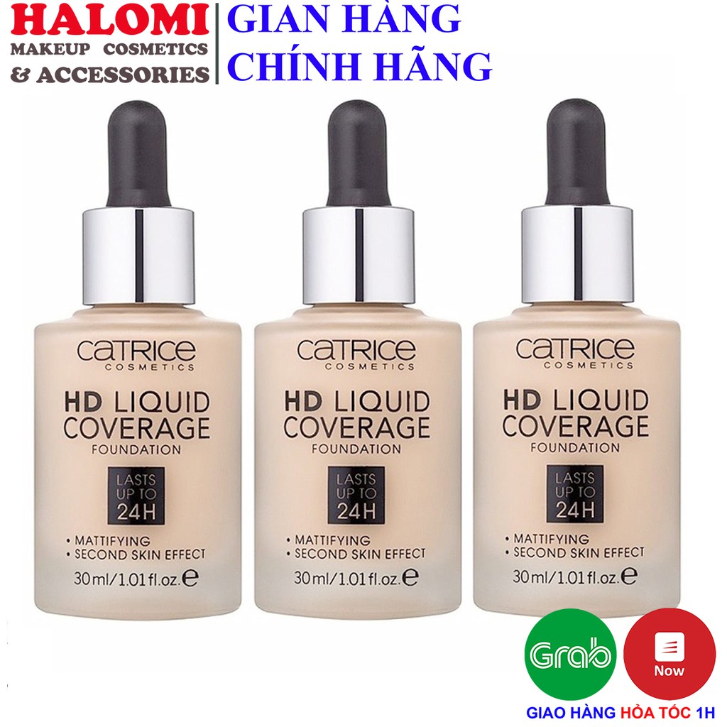 Kem nền Catrice HD Liquid Coverage Last Upto 24h 30ml