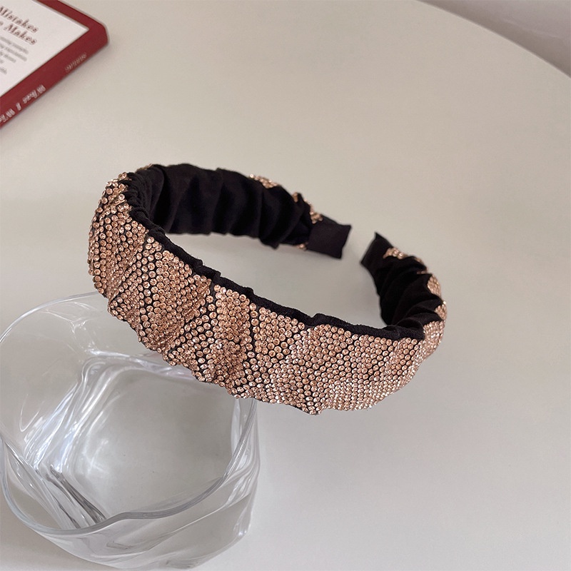 Cài tóc đính đá pha lê lấp lánh có thể gấp lại cho nữ