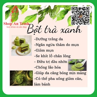 Bột Trà Xanh Matcha - Đắp mặt & ủ body