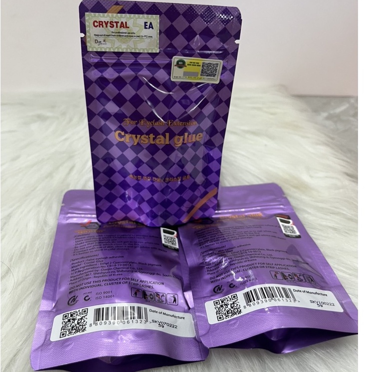 [Mã 155FMCGSALE giảm 7% đơn 500K] Keo nối mi crytal glue chính hãng_dụng cụ mi_uốn mi fan_THÚY HÀ