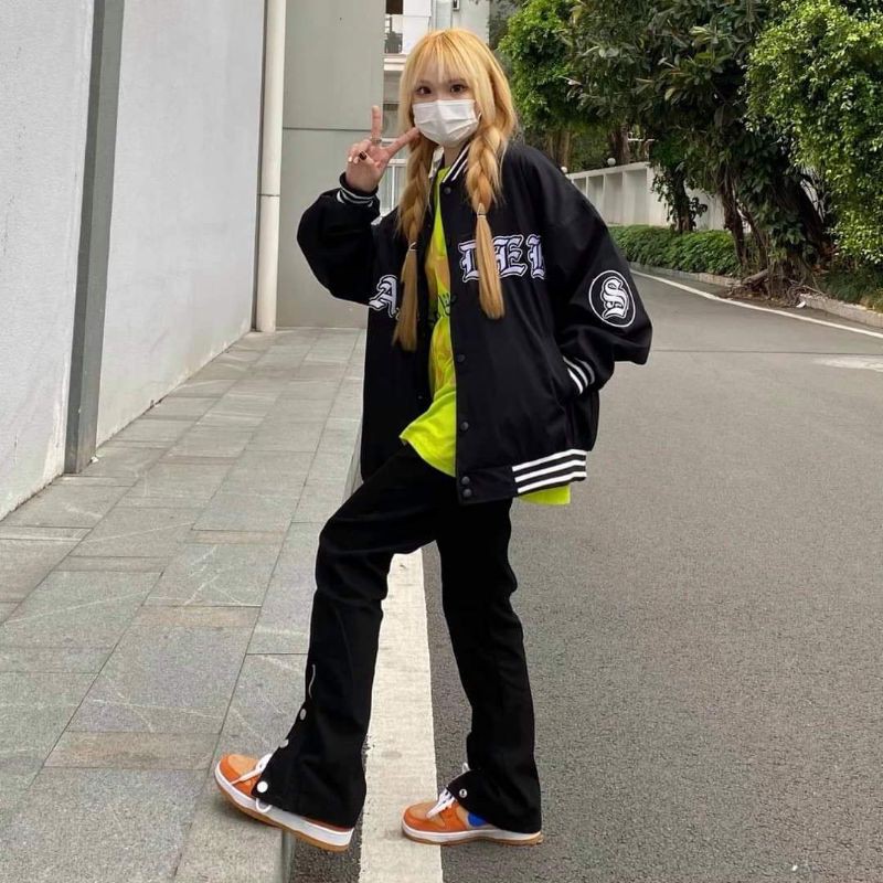 Áo khoác bombers 3 vạch siêu hót | BigBuy360 - bigbuy360.vn