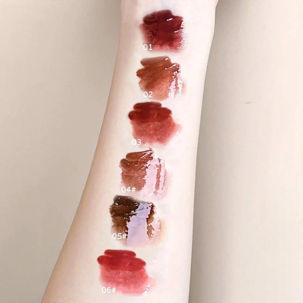 Son Bóng Vuông Dưỡng Ẩm DAIMANPU Doughnut Mirror Lip Glaze