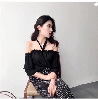 ÁO YẾM CỘT tay 2 tầng