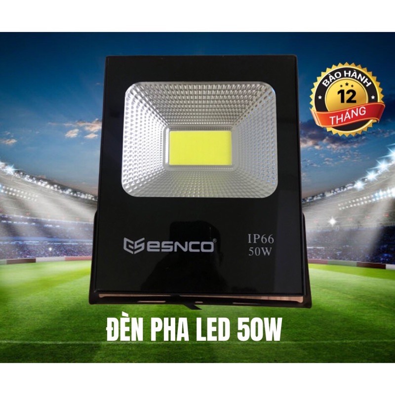 Đèn Pha LED 50W  Chuyên Công Trình , Bảng Hiệu , Lắp Đặt Ngoài Trời , Chống Nước IP66 Đủ Công Suất