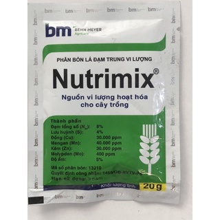 Nutrimix phân bón lá đạm trung vi luọng