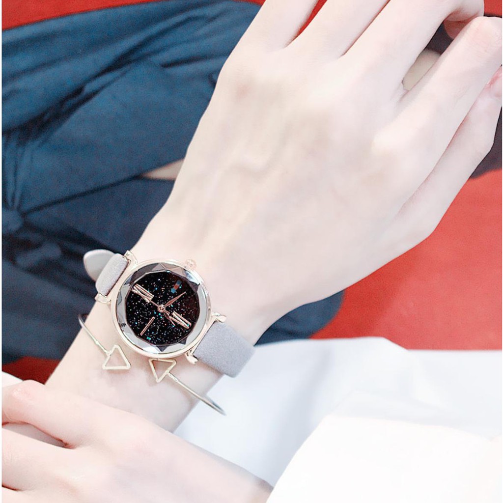 [Mã FAMAYFA2 giảm 10K đơn 50K] ĐỒNG HỒ NỮ HZ226 DÂY DA MẶT KIM TUYẾN VIỀN 3D KOREA CỰC DỄ THƯƠNG | BigBuy360 - bigbuy360.vn