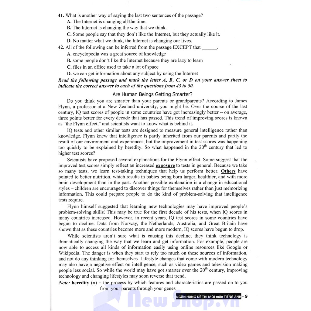 [Mã LIFEXANH24 giảm 10% đơn 99K] Sách - Ngân Hàng Đề thi Mới Môn Tiếng Anh Luyện Thi THPT - Lưu Hoằng Trí | BigBuy360 - bigbuy360.vn