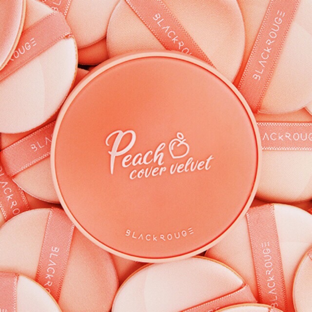 Phấn Nước Black Rouge Peach Cover Velvet Cushion