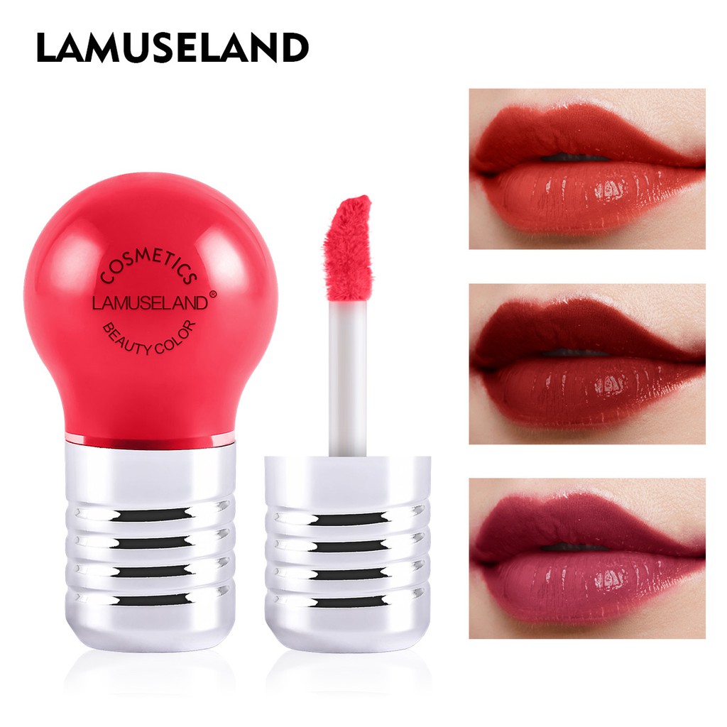 Set 2 son môi LAMUSELAND L18L21x2 B1T1 12 màu lâu trôi làm đẹp