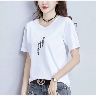 Áo thun cotton croptop lửng