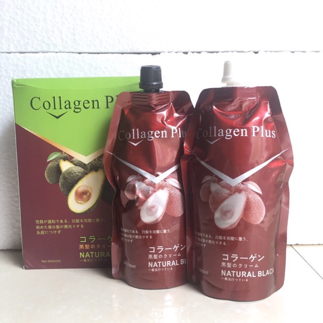 NHUỘM ĐEN PHỦ BẠC KHÔNG DÍNH DA ĐẦU MACCADAMIA 500mlx2