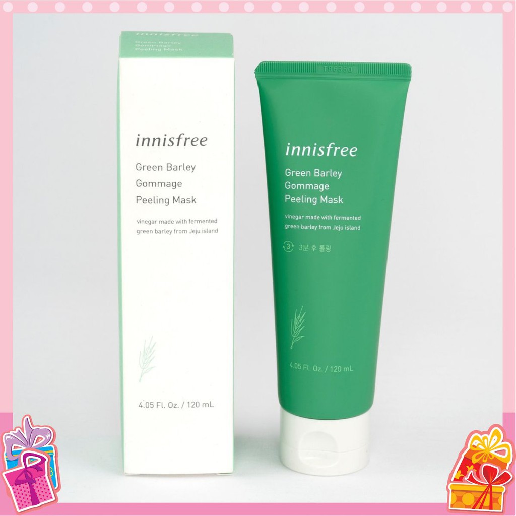 INNISFREE /Tẩy Tế Bào Chết Chiết Xuất Từ Lúa Mạch – Innisfree Green Barley Gommage Peeling Mask 120ml