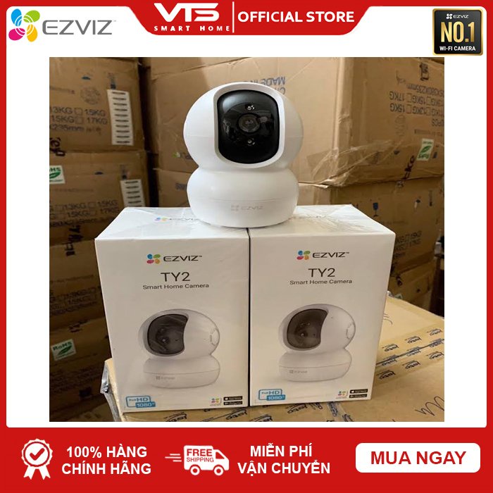 Camera WiFi TY2 1080P EZVIZ  - Xoay 360 độ - Đàm Thoại 2 Chiều - Bảo Hành 2 Năm