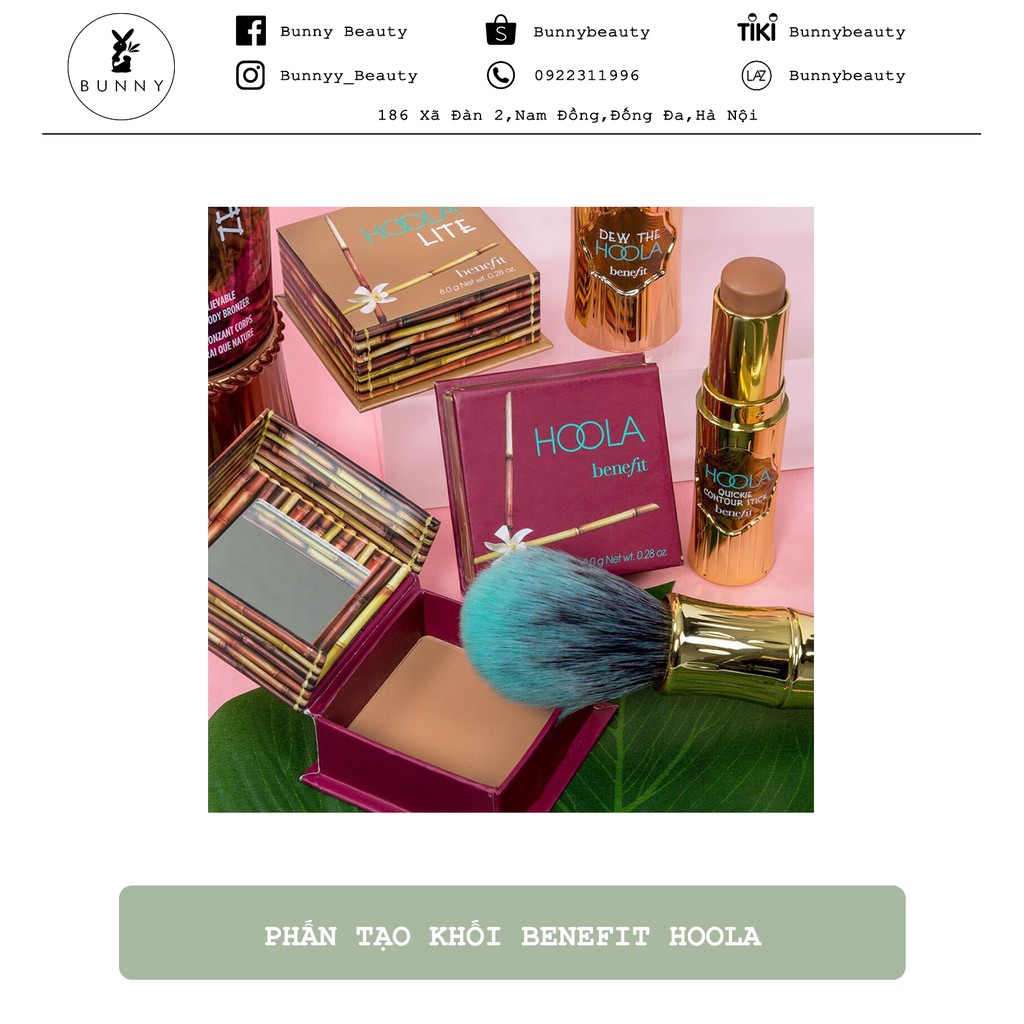 (ĐỦ BILL US) PHẤN TẠO KHỐI BENEFIT HOOLA