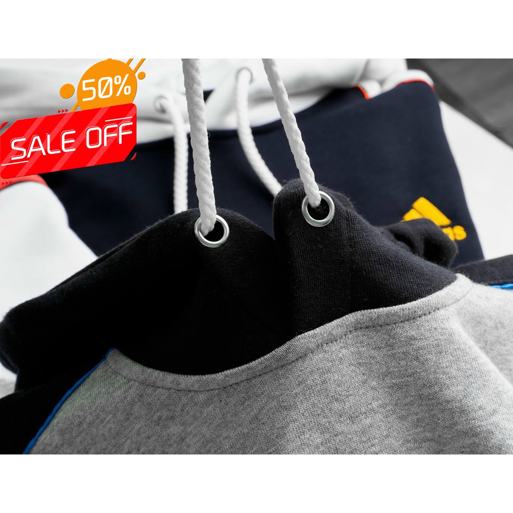 Áo Hoodies Nam Chữ A Vải Nỉ Dày - Có Ba Màu Trắng Đỏ - Xám Đen - Đen Trắng (Có Video Quay Trực Tiếp Sản Phẩm)