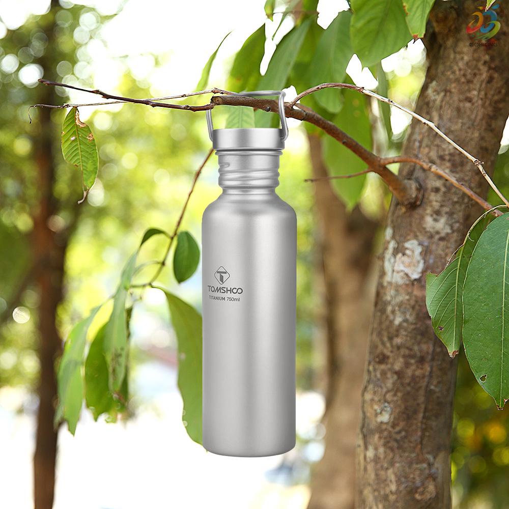 Bình nước TOMSHOO bằng titan siêu nhẹ dung tích 700ml tiện dụng cho du lịch ngoài trời