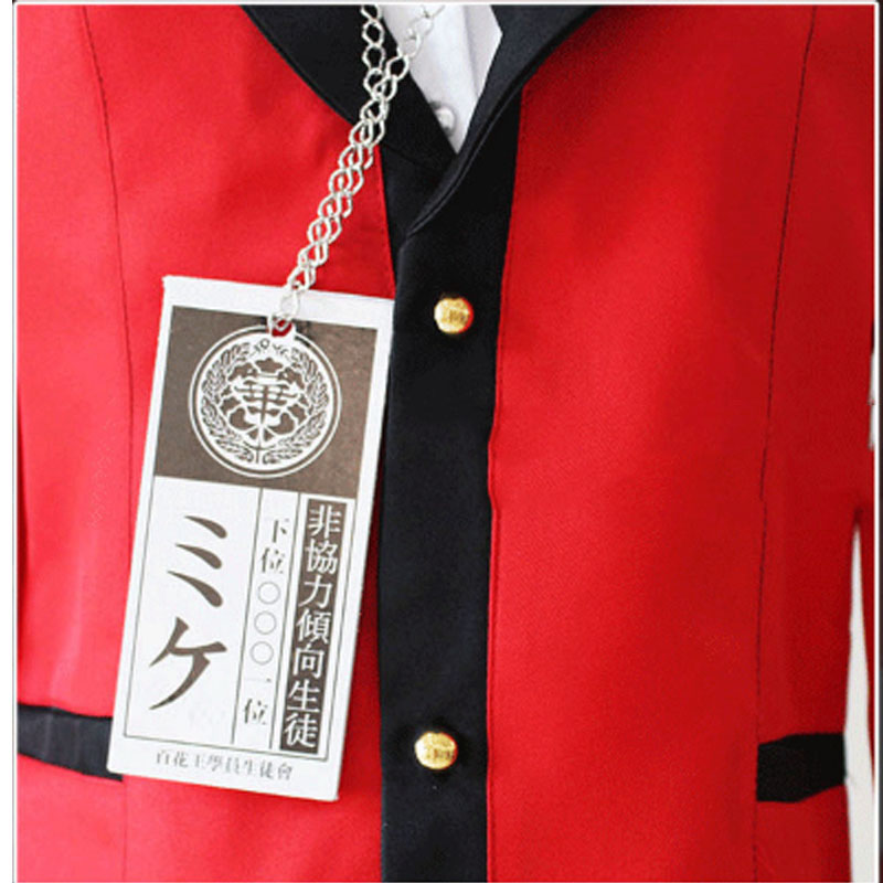Bộ trang phục hoá trang nhân vật Jabami Yumeko trong anime Kakegurui